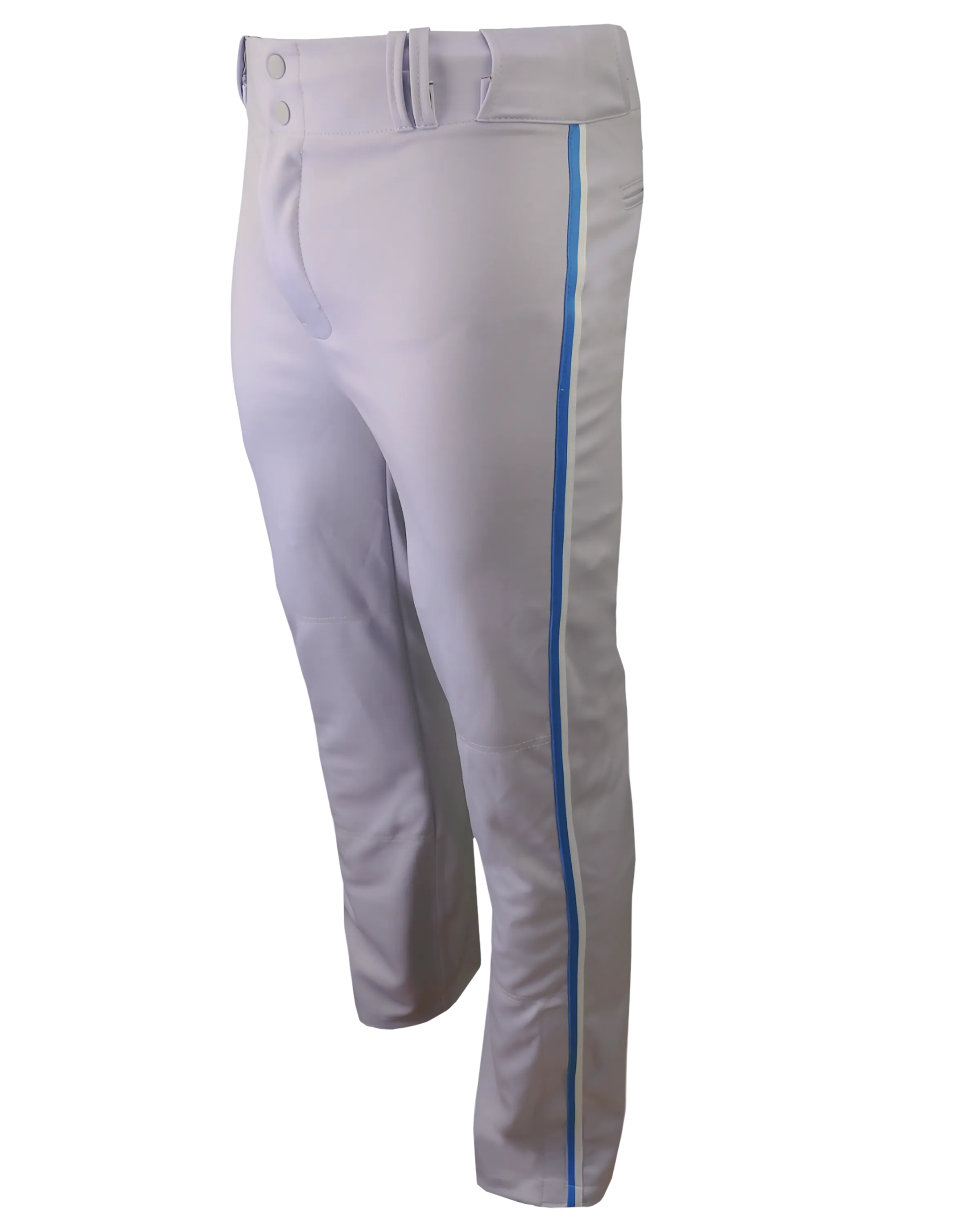 Tapered Open Bottom Baseball Pants W/ Braiding