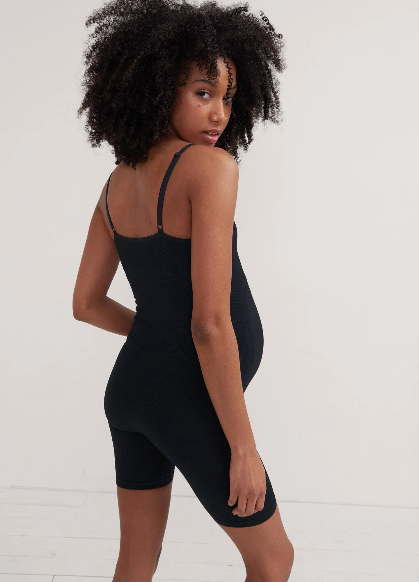 The Body Rib Unitard Short