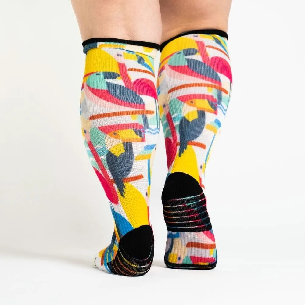 Toucan Dance Diabetic Compression Socks