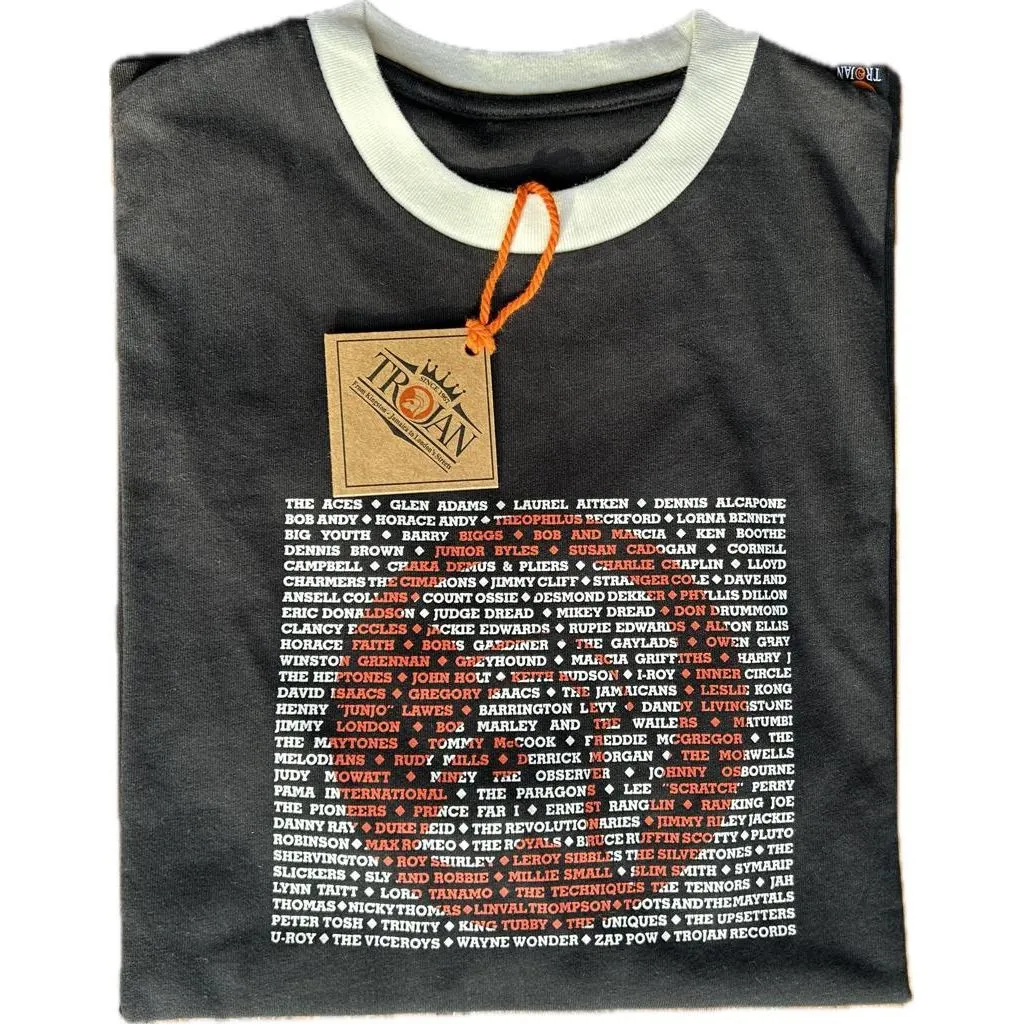 Trojan Records - TC/1039 Black Artist Logo - T-Shirt