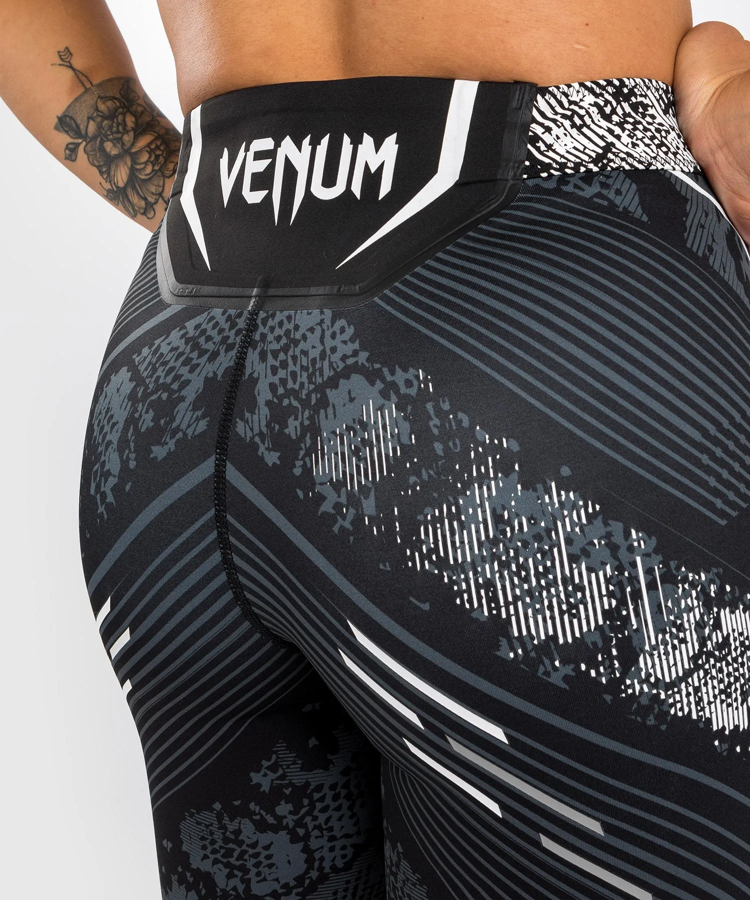 UFC Adrenaline by Venum Authentic Fight Night Women’s Vale Tudo Short - Long Fit - Black