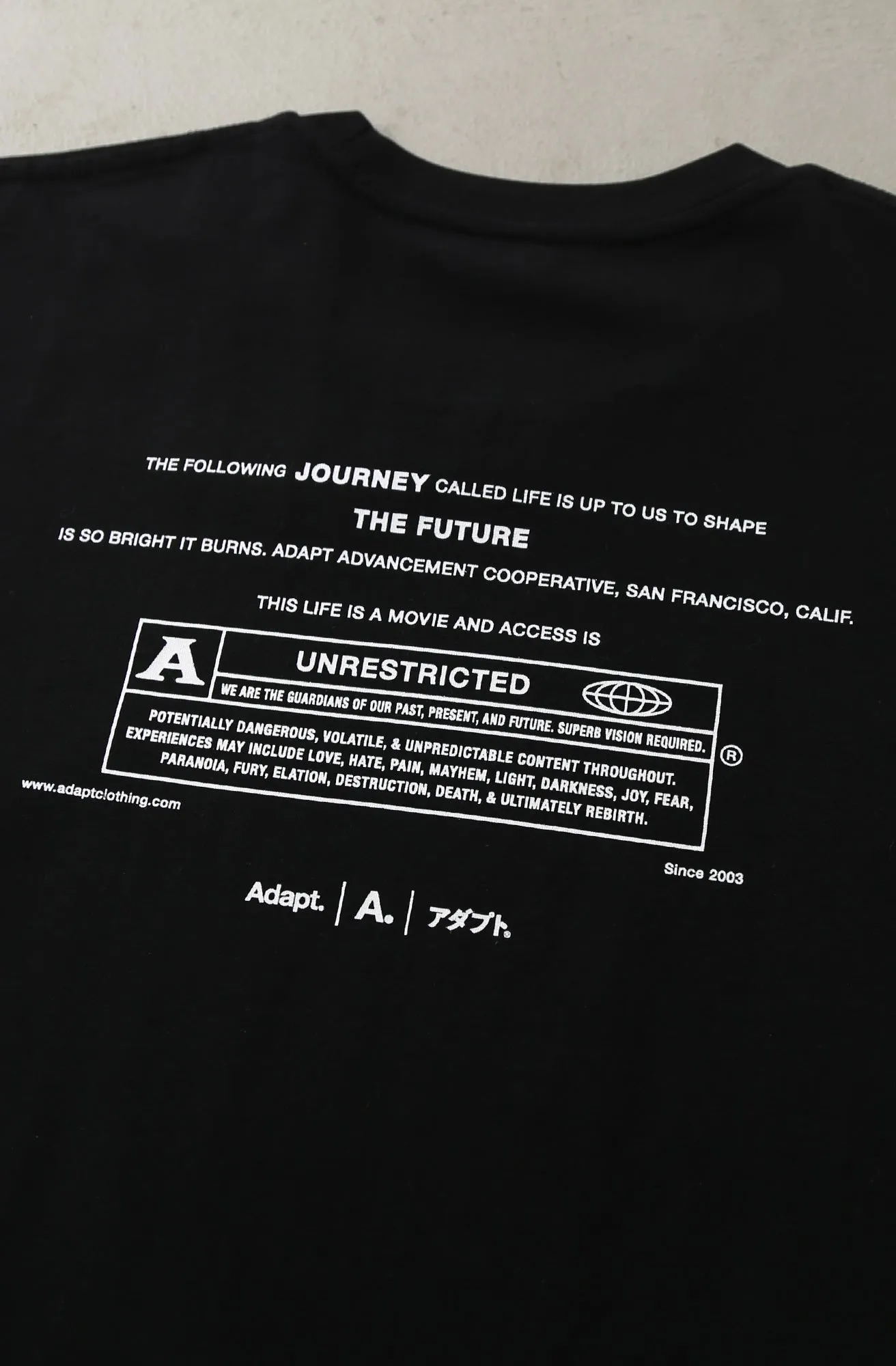 Unrestricted (Men's Black A1 Tee)