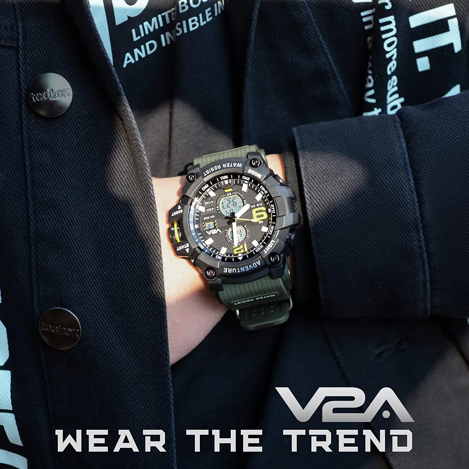 V2A Analog-Digital Men's Watch | Mens Watch | watches for men | Automatic watch for men