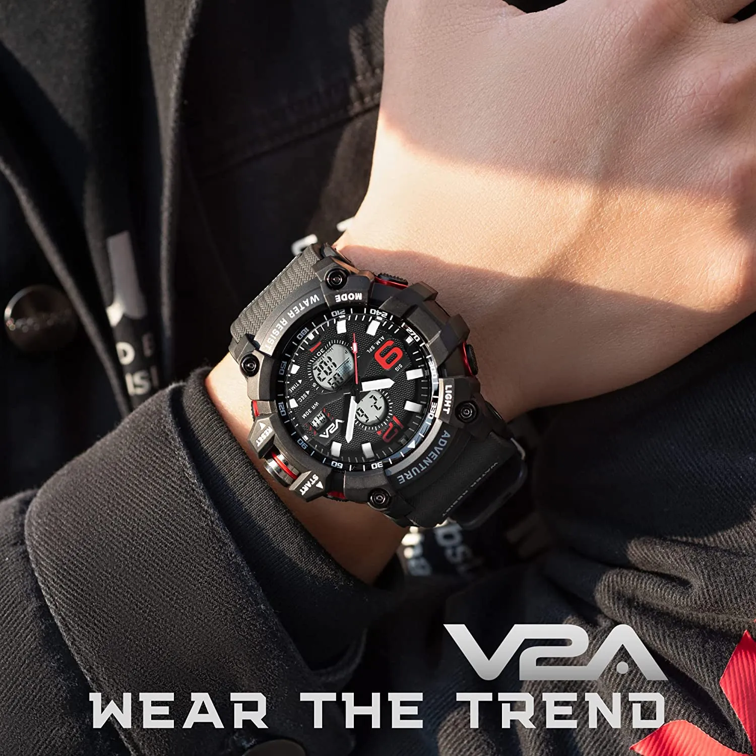 V2A Analog-Digital Men's Watch | Mens Watch | watches for men | Automatic watch for men