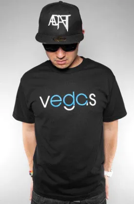 Vegas (Men's Black/Blue Tee)