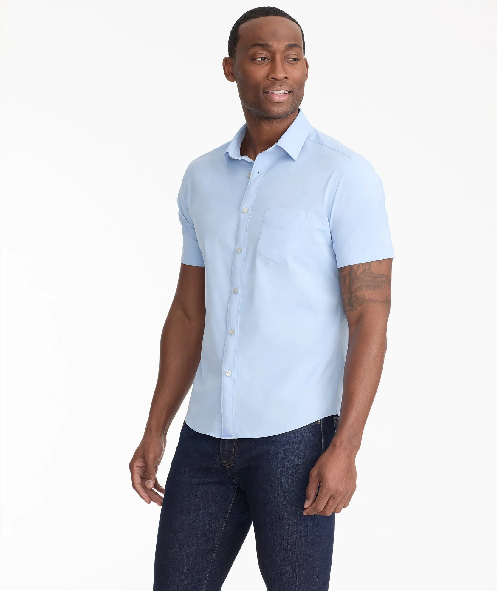 Wrinkle-Free Performance Short-Sleeve Gironde Shirt