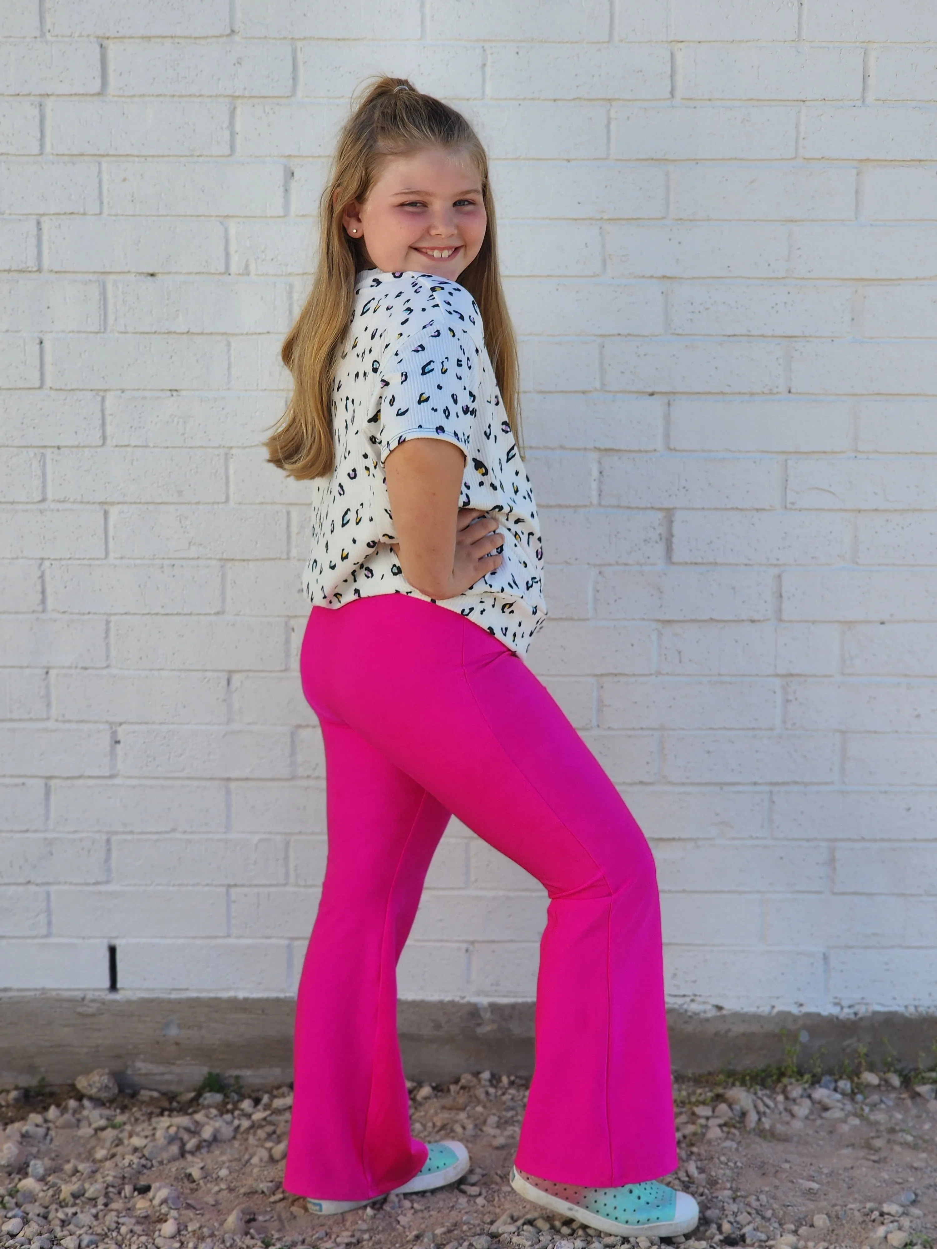 Youth Flare Leggings PDF Sewing Pattern 2-16