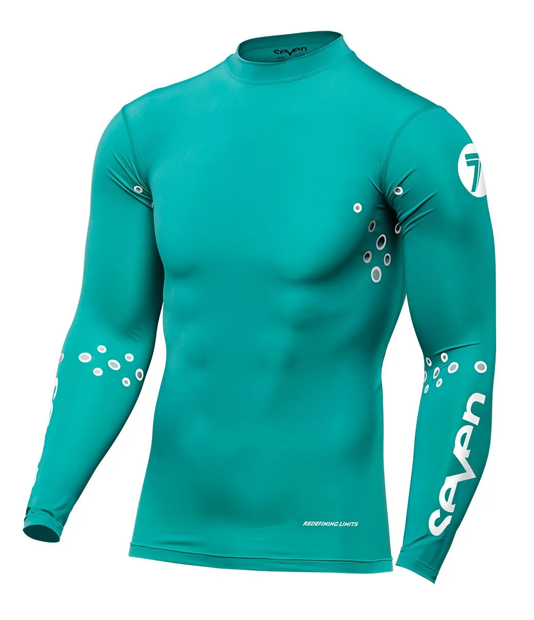 Zero Laser Cut Compression Jersey - Aqua Lite