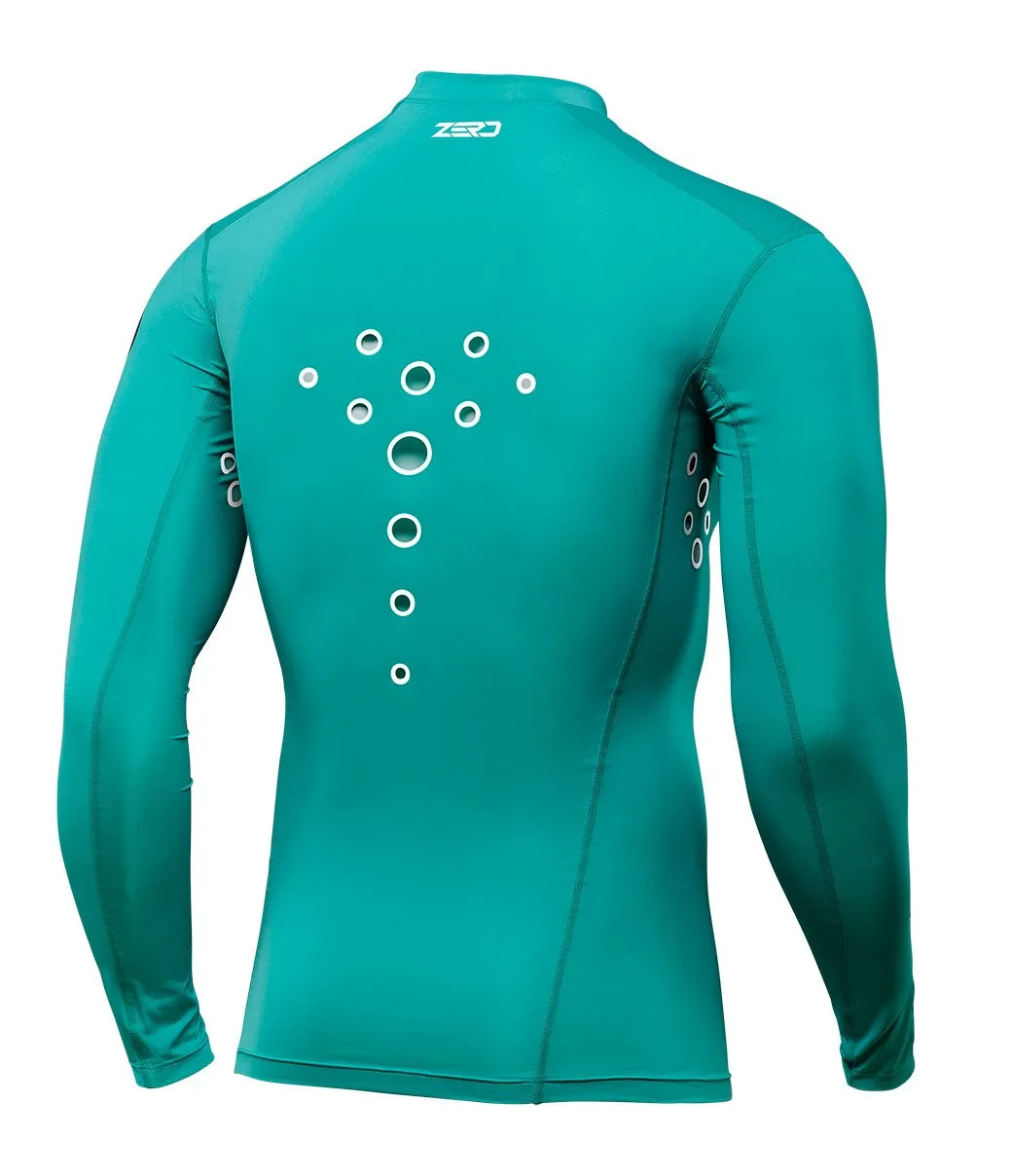 Zero Laser Cut Compression Jersey - Aqua Lite