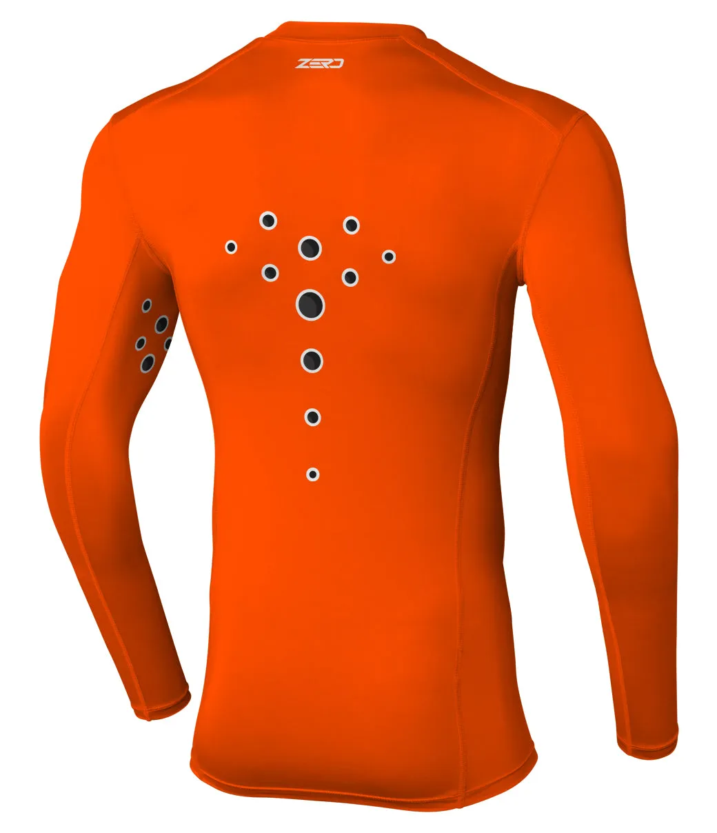 Zero Laser Cut Compression Jersey - Flo Orange