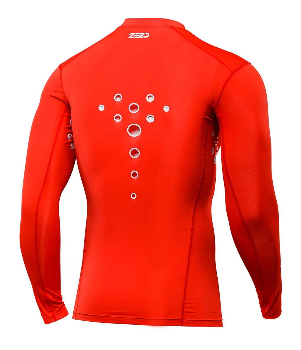 Zero Laser Cut Compression Jersey - Red